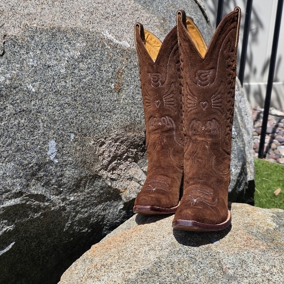 Heritage Boot Company Shoes - Heritage Boot Company - Womens Suede Western Cowboy Boots